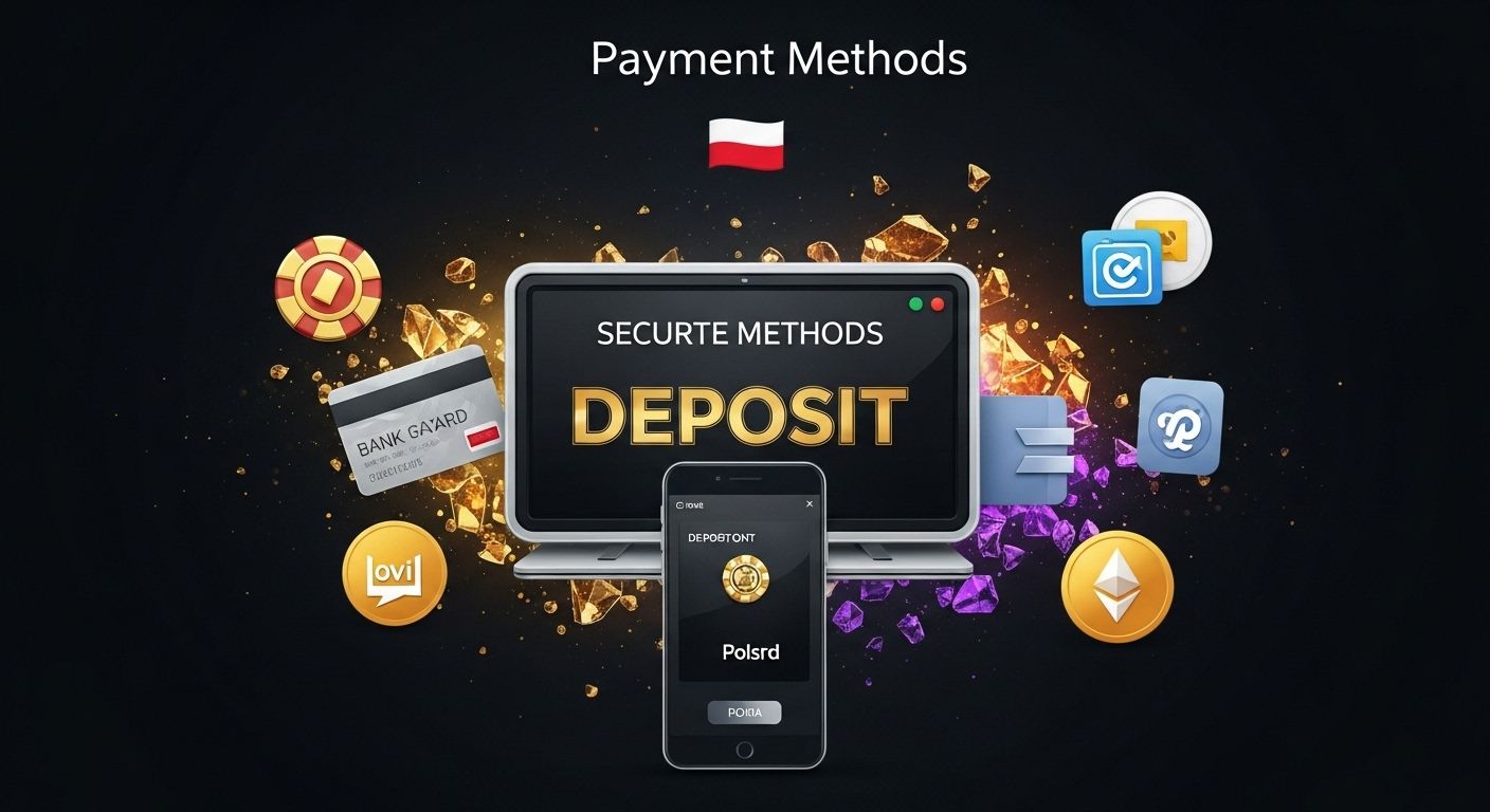 Dostępne metody wpłat casino deposit